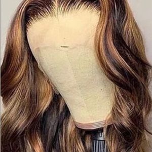 COPY - 13x1  4/27 Honey Blonde Highlight Lace Part 100% Human Hair Wig Pre Pluc…